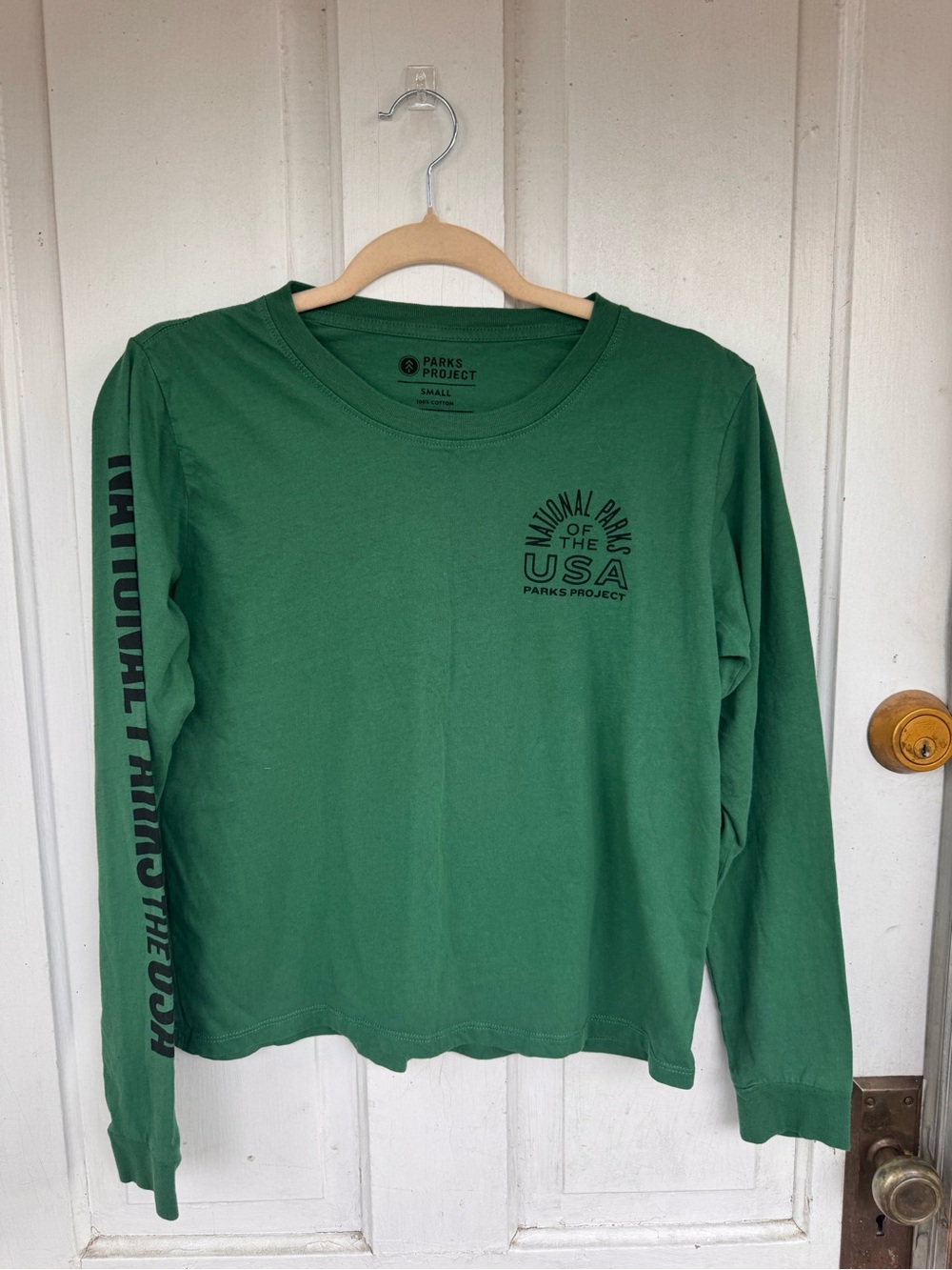 Parks Project Green National Parks of the USA Sleeve Graphic Tee Shirt S